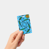 Badge Insigne floral abstrait (Manuel / portable)