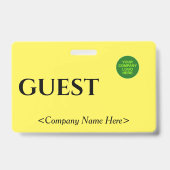 Badge Insigne "GUEST" de base (Back)