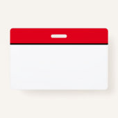 Badge Insigne horizontal (Dos)