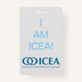 Badge Insigne ICEA (Dos)
