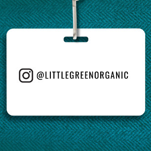 Badge Insigne Instagram Votre nom Instagram