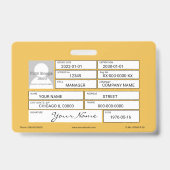 Badge Insigne logistique (Arrière)