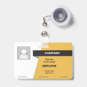 Badge Insigne logistique (Avant avec rétractable)