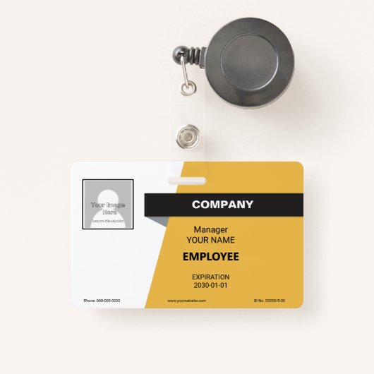 Badge Insigne logistique (Front with Retractable)