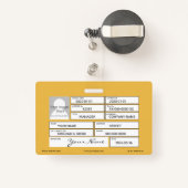 Badge Insigne logistique (Back with Retractable)