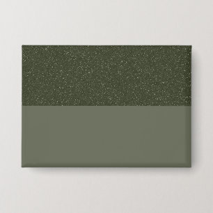 Badge Insigne Moss Green Name Bouton personnalisable