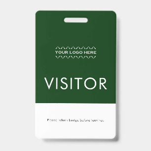 Badge Insigne personnalisé avec logo Vert