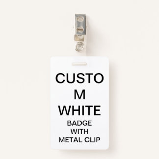 Badge INSIGNE personnalisé par coutume AVEC l'AGRAFE EN