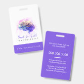 Badge Insigne psychologue / neurologue (Recto et verso)