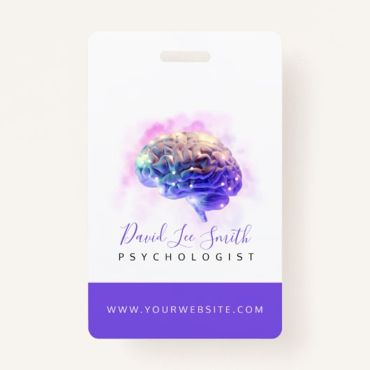 Badge Insigne psychologue / neurologue (Devant)