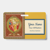 Badge Insigne St. Cecilia de Rome (SNV 36, Style 1) (Dos)