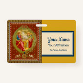 Badge Insigne St. Cecilia de Rome (SNV 36, Style 1) (Dos)