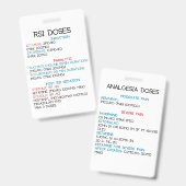 Badge Insigne vertical (Avant & arrière)