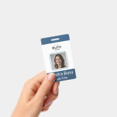 Badge Insigne vertical de l'ID employé d'entreprise pers (Manuel / portable)