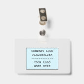 Badge Insigne "Visiteur inscrit" respectable (Back with Clip)