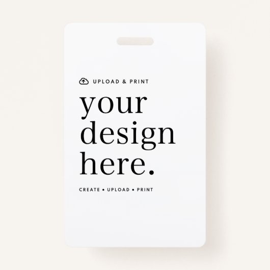 Badge Insigne votre conception téléchargée (Devant)