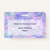 Badge Insignes de nom du personnel Médicale de l'hôpital (Dos)