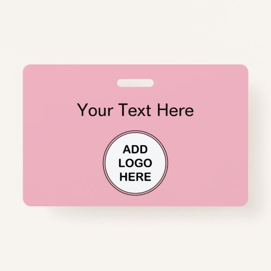 Badge Insignes roses de logo (Devant)