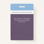 Badge Inspiration Motivationnelle - Photo de l'enseignan (Dos)