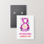 Badge Inspire Inclusion International Women's 8 mars (Recto/Verso)
