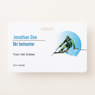 Badge Instructeur de ski