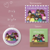 Badge International Women's Day | March Pin Button