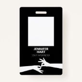 Badge Interprète (Devant)