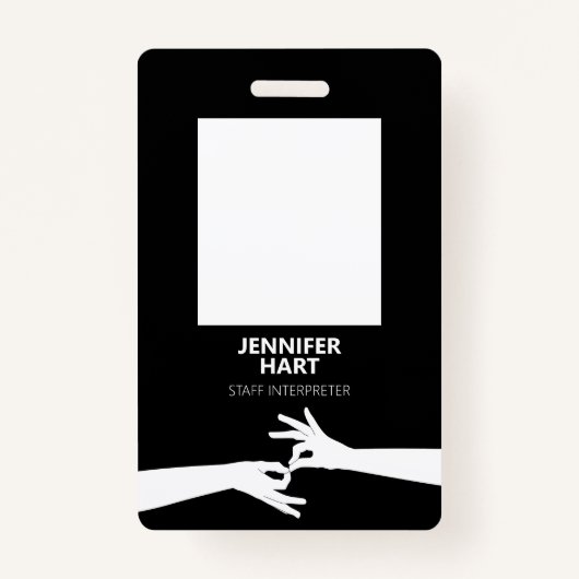 Badge Interprète (Devant)