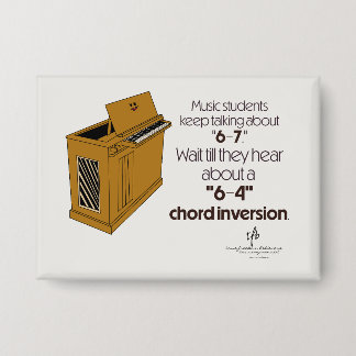 Badge Inversion d'accord 6-4 SPECIAL Blanc cassé