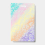 Badge Invitation à une fête d'anniversaire pour enfants  (Arrière)