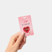 Badge Invitation pour un événement romantique (Manuel / portable)