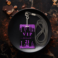 Invitation vip anniversaire gouttes de paillettes 