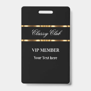 Badge Invité du Club des Membres VIP Classy