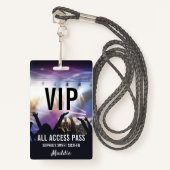 Badge Invité du Sweet sixteen d'accès VIP All Access per (Devant avec lanière)