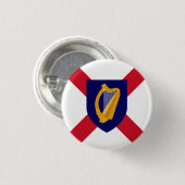 Badge Irlande - Cross & Harp Shield (Devant & derrière)