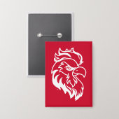 Badge Jacksonville State University Gamecocks Red Eagle (Recto/Verso)