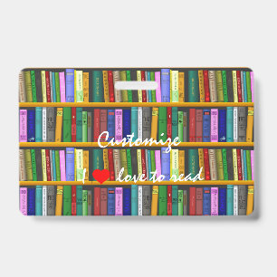 Badge J'adore lire Livres Thunder_Cove