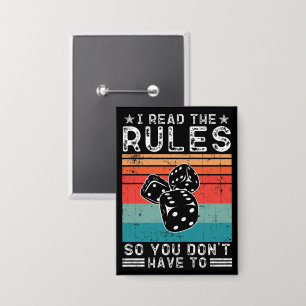 Badge J'ai lu les règles pour ne pas avoir à embarquer j