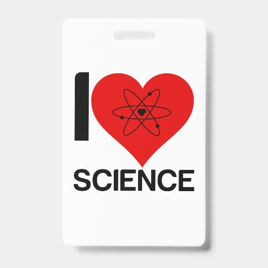 BADGE J'AIME LA SCIENCE (Avant)