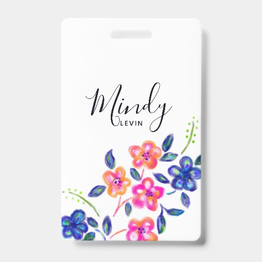 Badge Jardin de Fleurs (Avant)