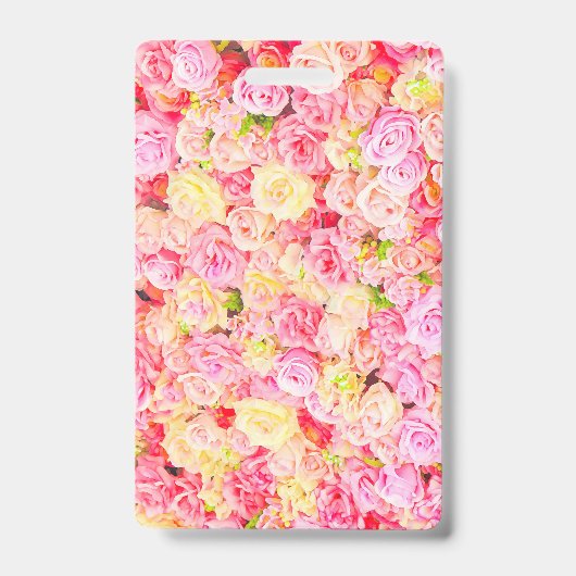 Badge Jardin de roses (Avant)