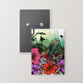Badge Jardin des colibris (Recto/Verso)
