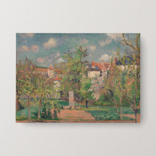 Badge Jardin en plein soleil, Camille PIssarro, 1876