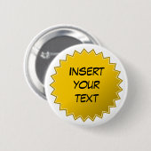 Badge jaune (Devant & derrière)