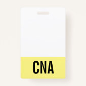 Badge Jaune CNA double face (Dos)