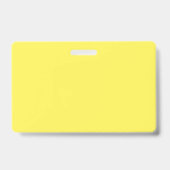 Badge Jaune #FFF555, Doré (Avant)
