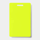 Badge jaune fluorescent - ajouter monogramme (Arrière)