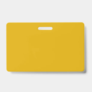 Badge Jaune Moutarde Uni