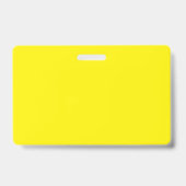 Badge Jaune vif #FFF3000, Jaune banane (Arrière)