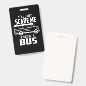 Badge Je Conduis Un Bus (Recto et verso)